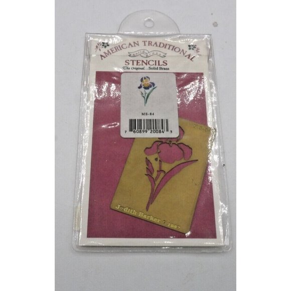 American Traditional Brass Embossing Stencils Set of 6Texture Cardmaking - Picture 7 of 7